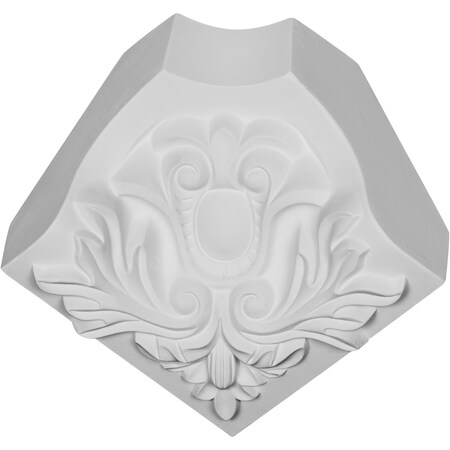 Ekena Millwork 4"H x 4"P x 5 5/8"F Cole Crown Moulding Inside Corner MIC04X04CO